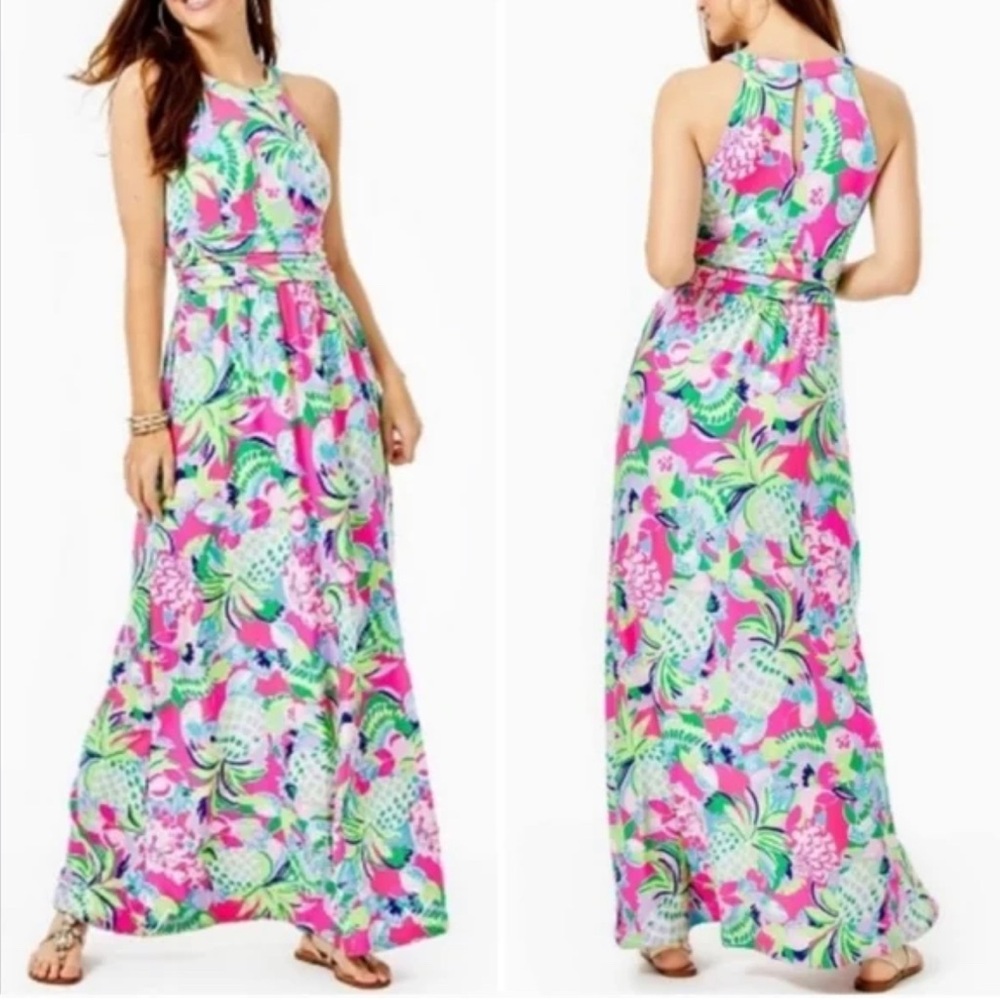 Lilly Pulitzer Tallula Maxi Dress, Size Medium worn once - Picture 2 of 16